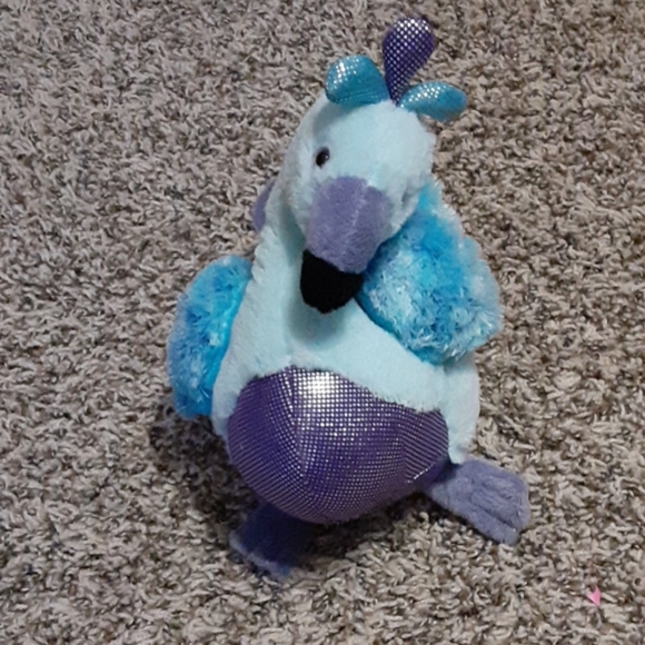 webkinz Other Webkinz Blufadoodle Blue Sparkly Purple Bird - Main Image